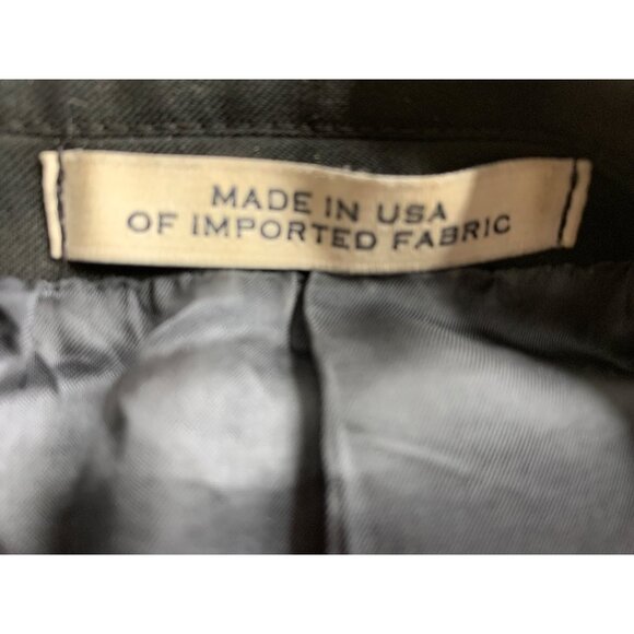 Joseph Abboud Mens Jet Black Blazer Jacket Size 48R Wool Super 110s 8905 - Picture 2 of 10